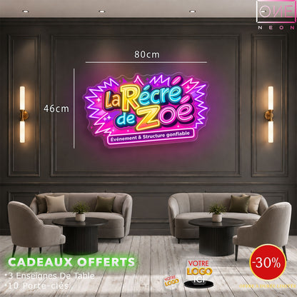 La Recré de Zoé | Enseignes LED Néon