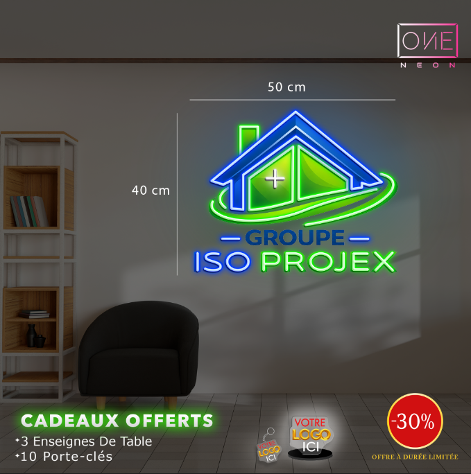 ISO PROJEX | Enseigne LED Néon
