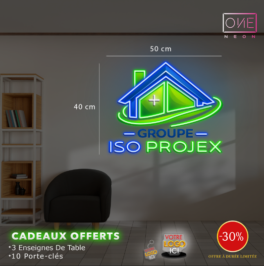 ISO PROJEX | Enseigne LED Néon