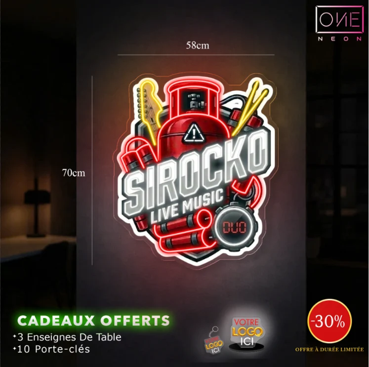 Sirocko | Enseignes LED Néon