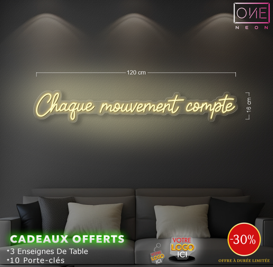 CHAQUE MVM | Enseigne LED Néon