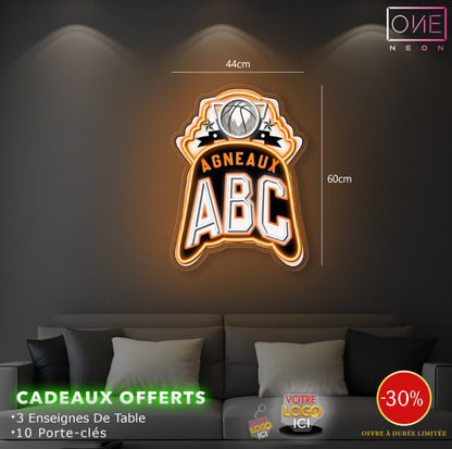 AGNEAUX ABC | Enseigne LED Néon