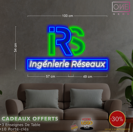 RÉSEAUX| Enseigne LED Néon
