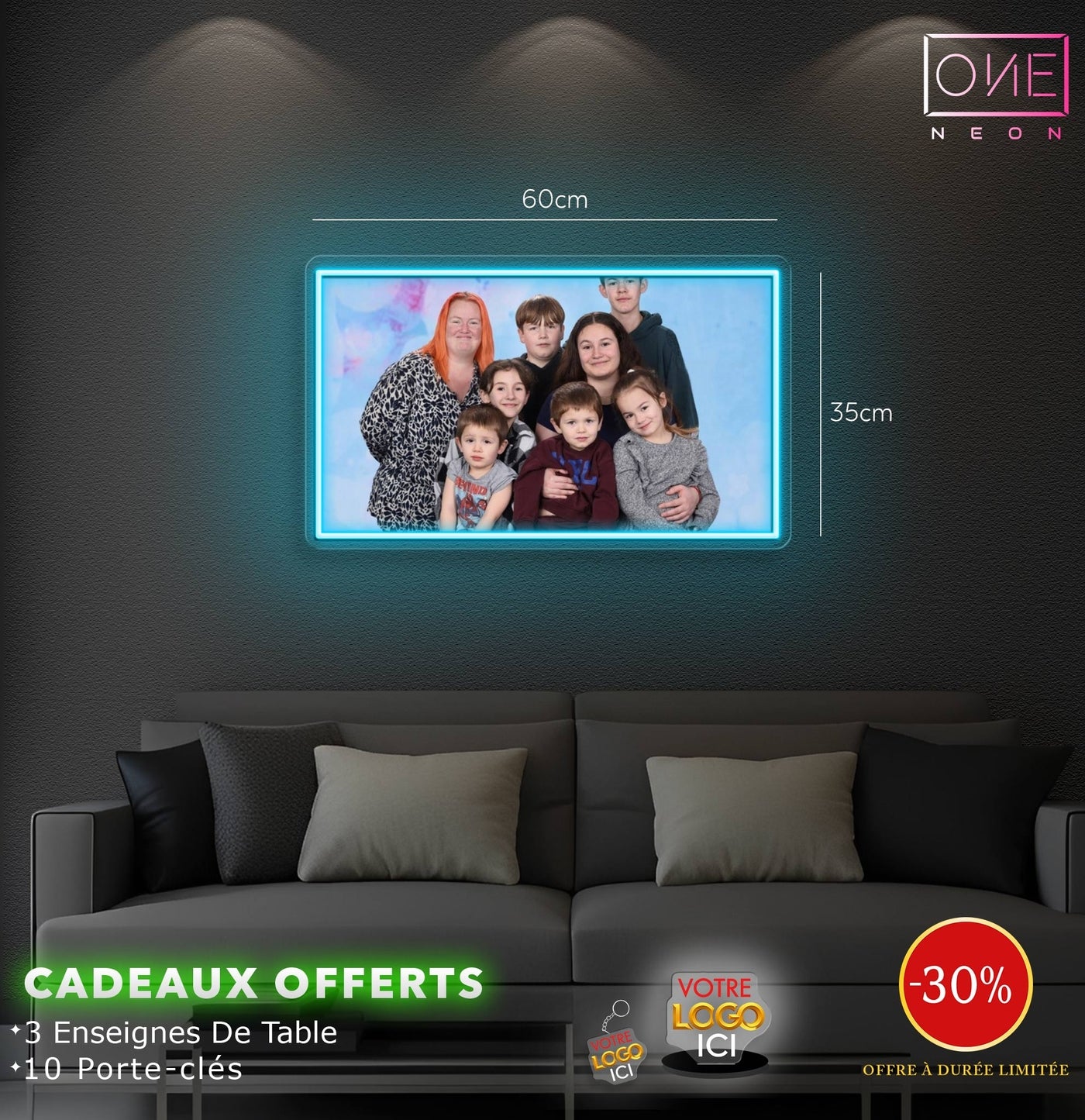 Photo de Famille | Enseigne LED Néon