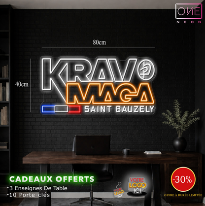 KRAV MAGA Saint Bauzely | Enseigne LED Néon