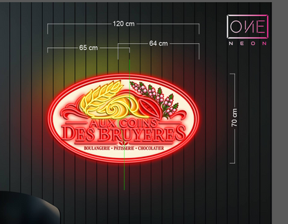 Logo Bruyère | Enseigne LED Néon Étanche