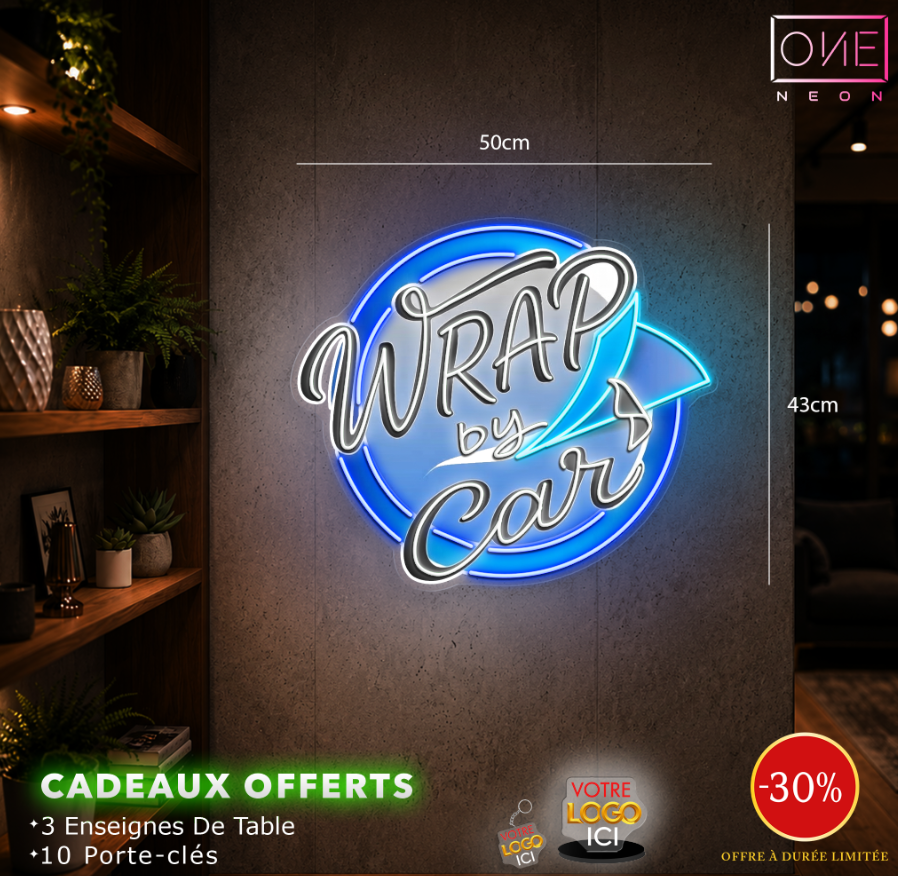 Wrap By Car | Enseigne LED Néon
