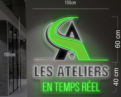 Les Ateliers En Temps Réel | Enseigne LED Néon