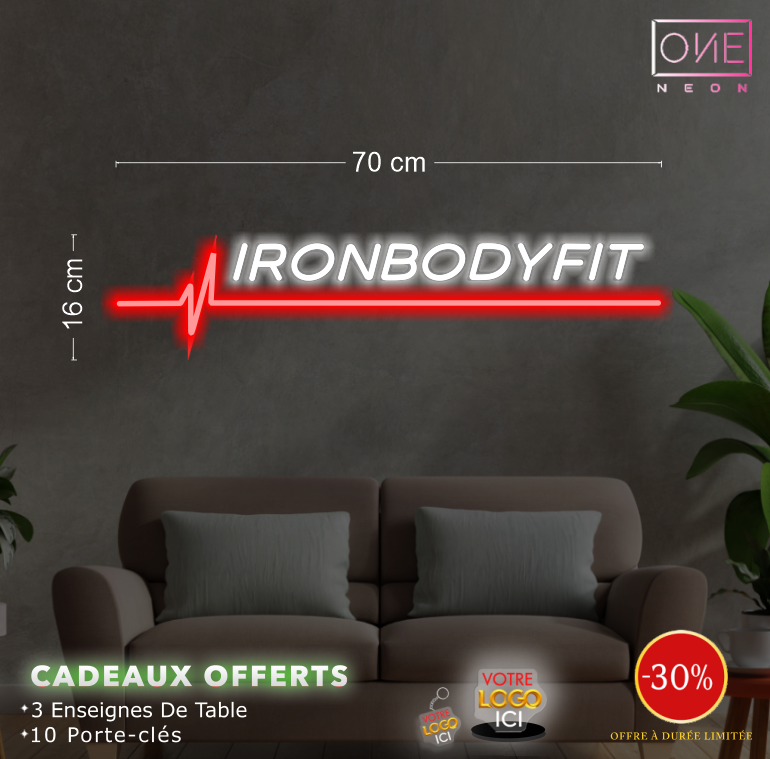 Iron Bodyfit | Enseigne LED Néon