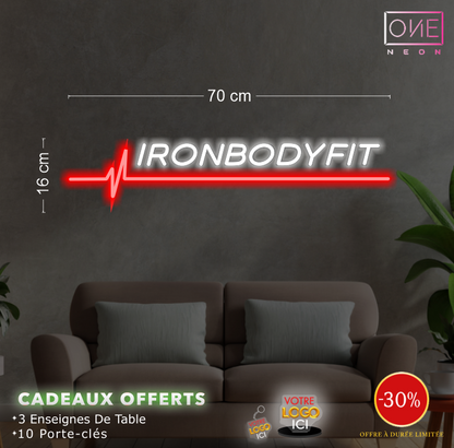 Iron Bodyfit | Enseigne LED Néon