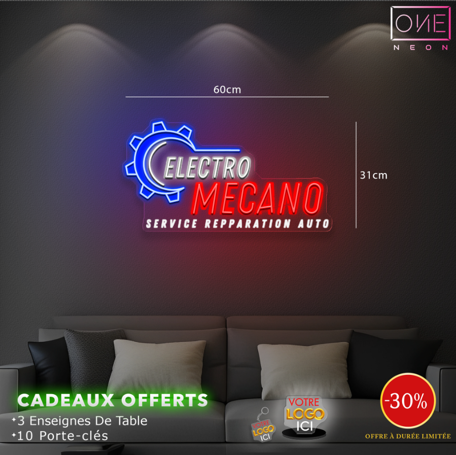 Electro Mecano| Enseigne LED Néon