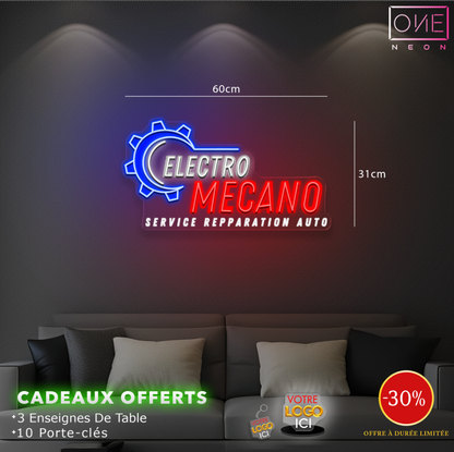 Electro Mecano| Enseigne LED Néon