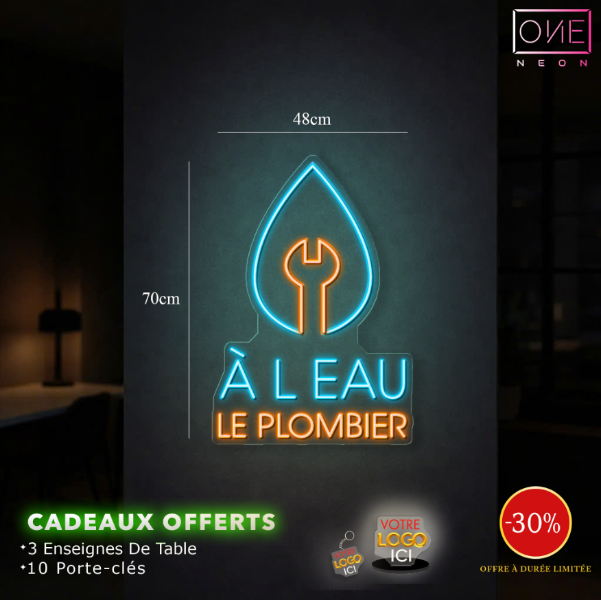 Le Plombier | Enseigne LED Néon