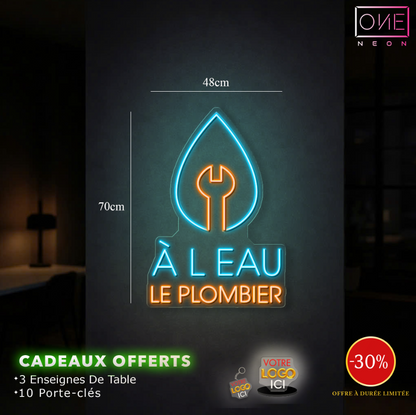 Le Plombier | Enseigne LED Néon