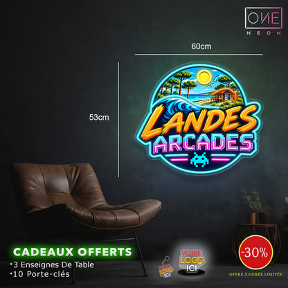 LANDES ARCADES | Enseigne LED Néon
