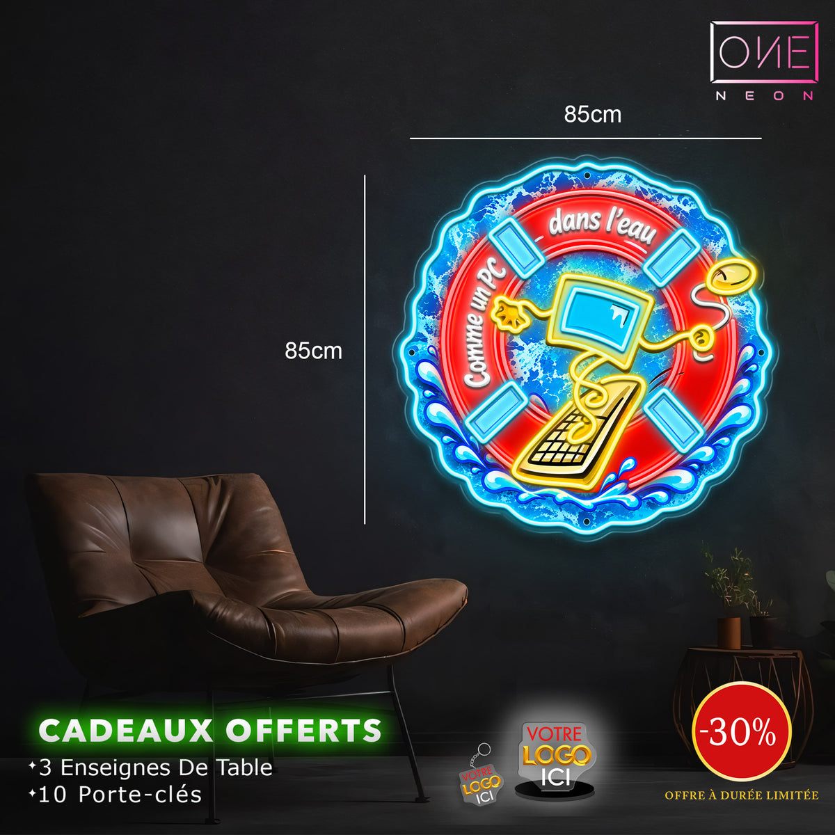 Comme un PC | Enseigne LED Néon