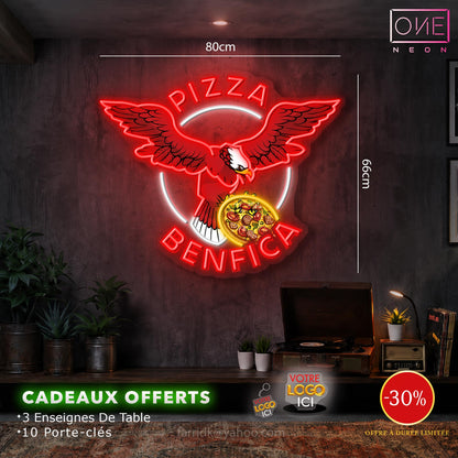 Pizza Benfica | Enseigne LED Néon
