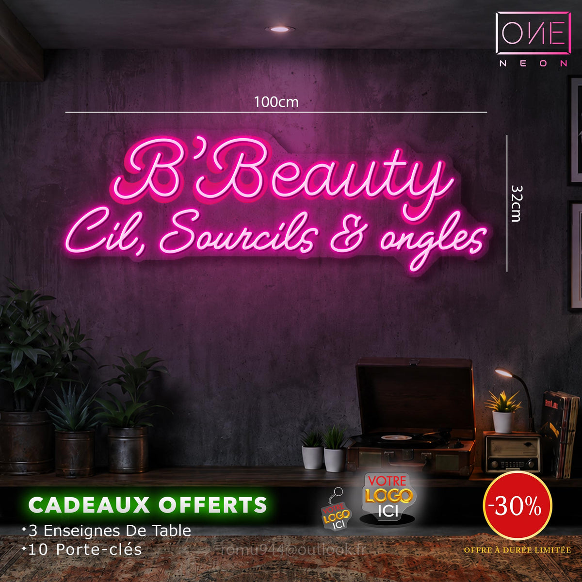 B'Beauty | Enseigne LED Néon