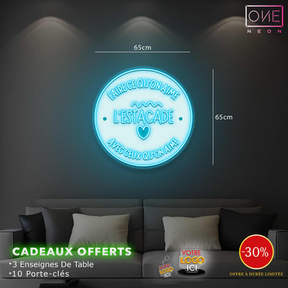 L'estacade | Enseigne LED Néon