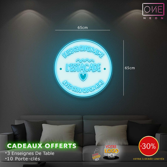 L'estacade | Enseigne LED Néon