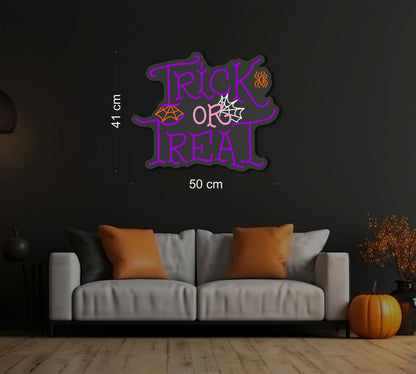 Enseigne LED Néon "Joyeux Halloween"